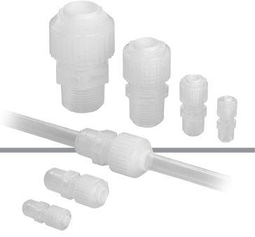 Conector c/ Furo Passante de Fluoropolimero (LQHB)