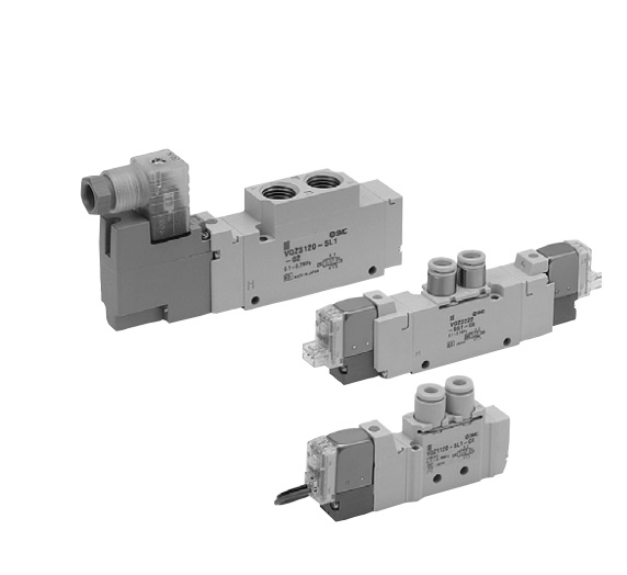 Valvula Solenoide de 5 Vias (VQZ 1000/2000/3000)